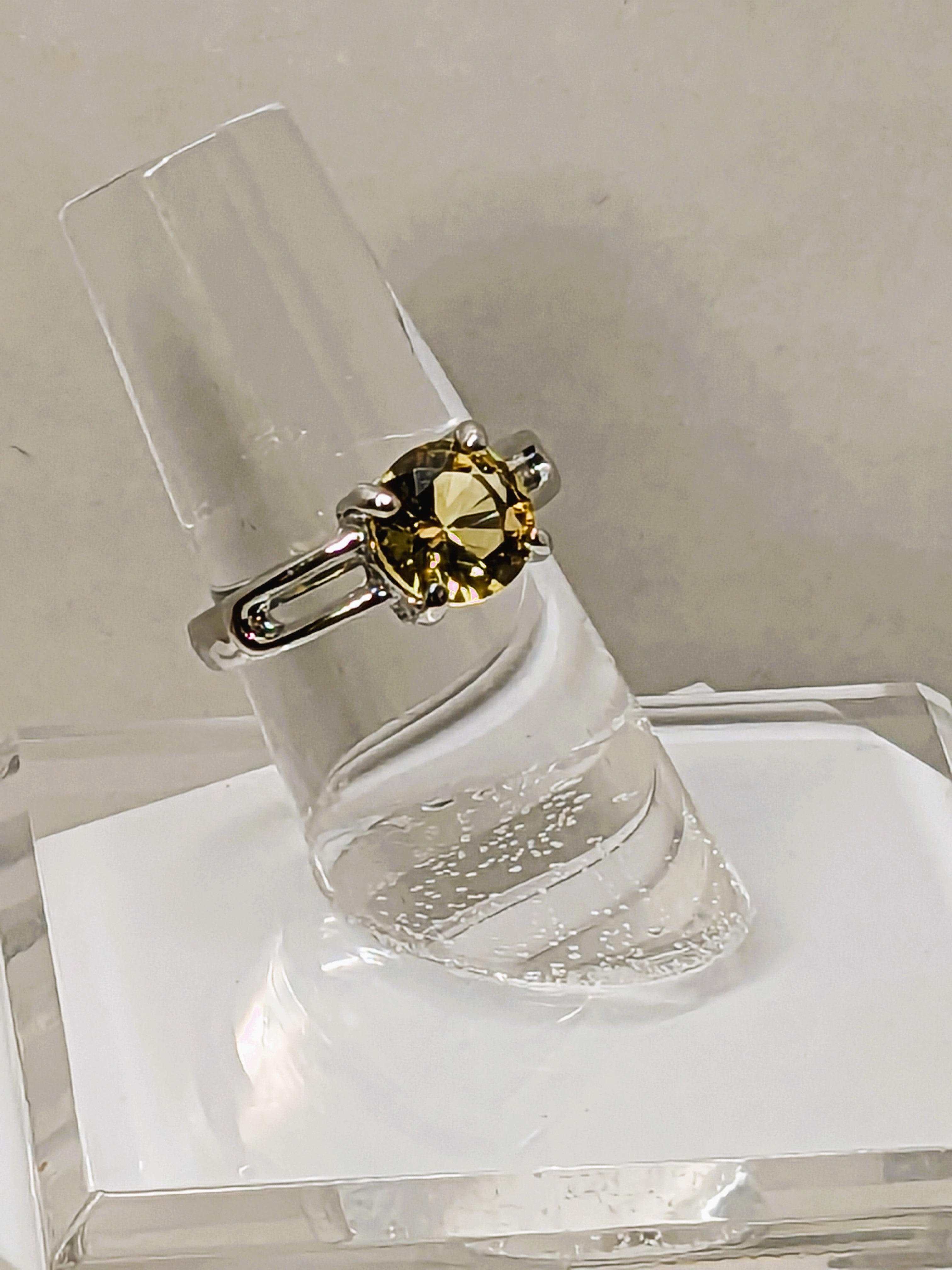 Yellow Topaz Color Ring