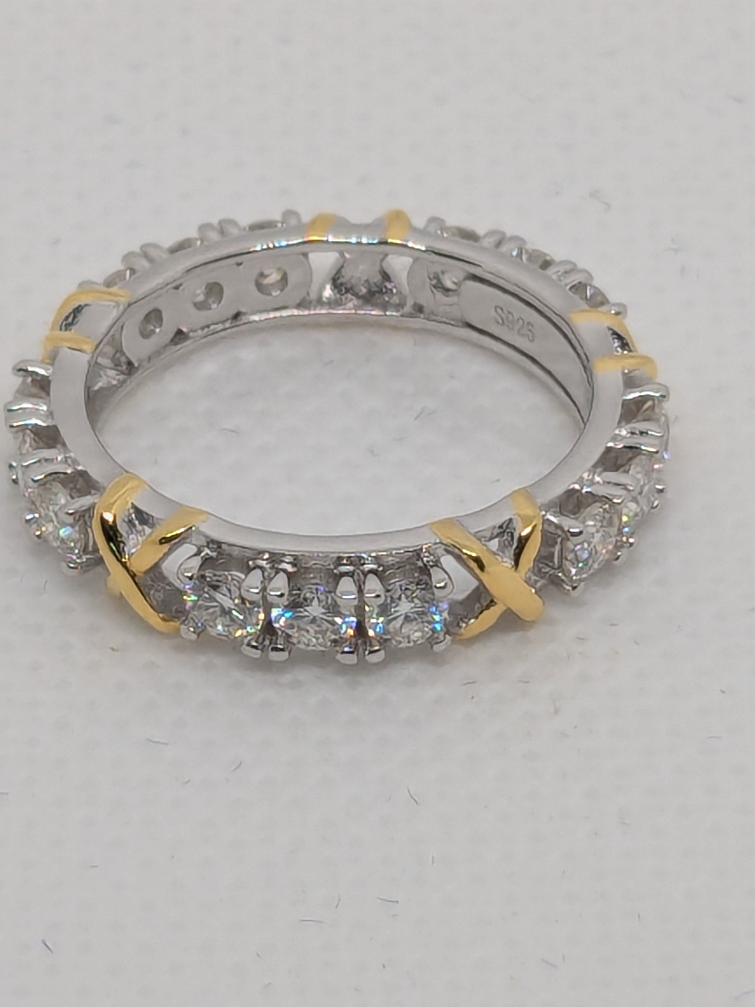Kisses and Hugs Moissanite Full Eternity Wedding Band Ring 1.5ct