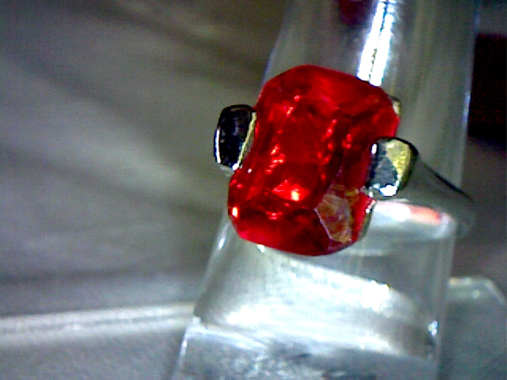Custom Radiant Cut 5 Carat Genuine Red Emerald Beryl Solitaire Ring