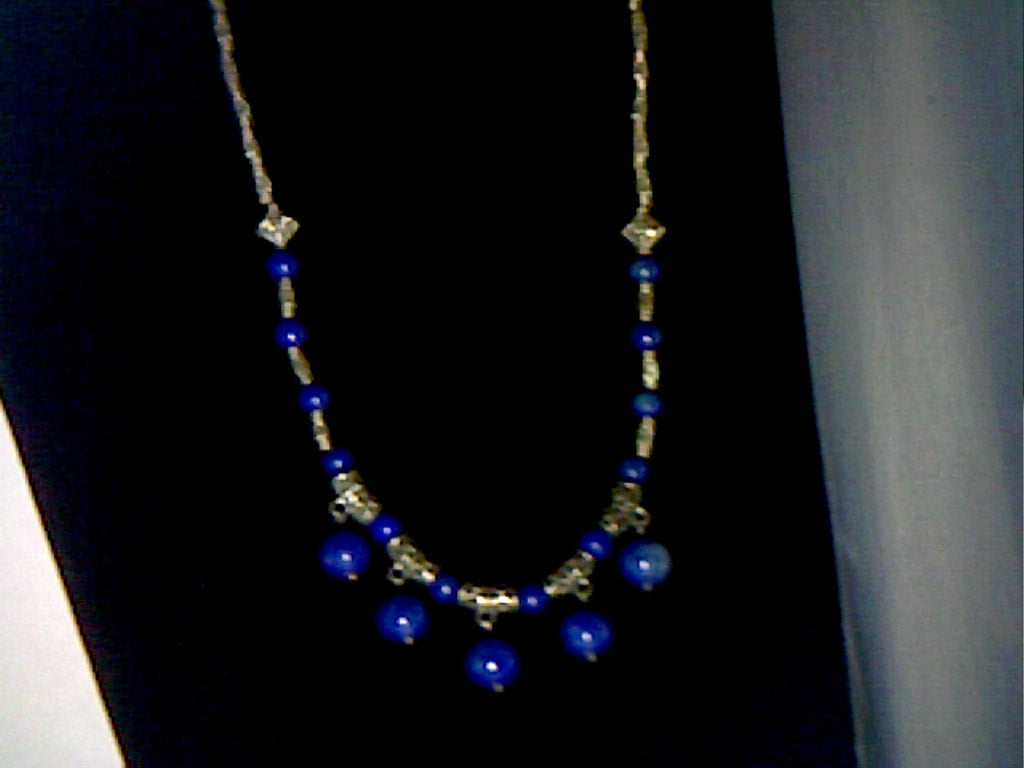 BOHO Natural Blue Lapis Lazuli Necklace 11.1ctw