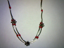 BOHO Simple Genuine Red Coral Necklace 40ct