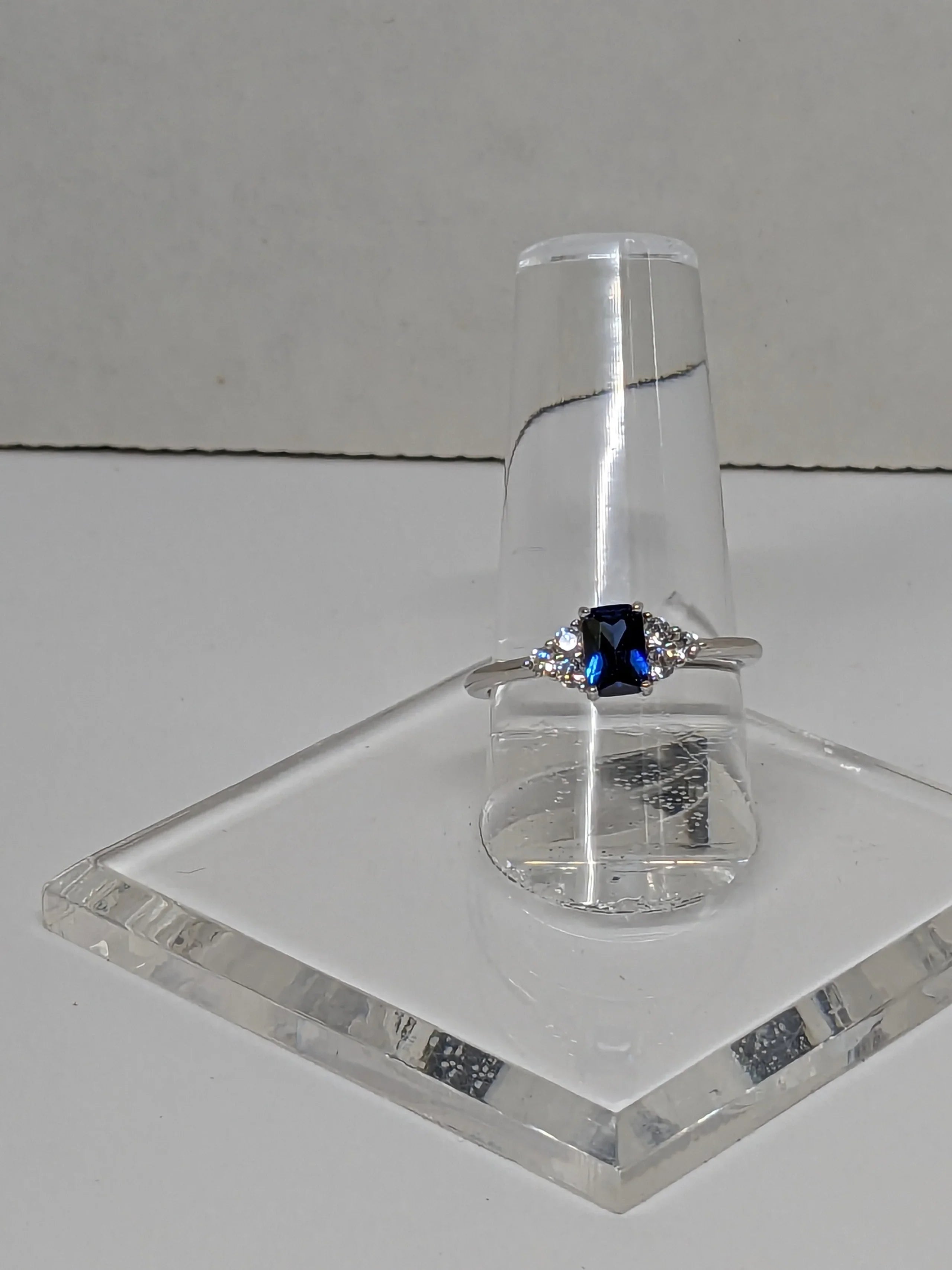 Emerald Cut Tanzanite Ring