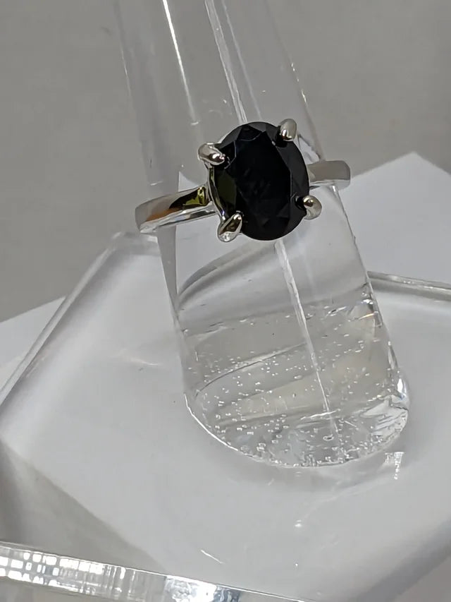 Zirconia Black Onyx Color Ring