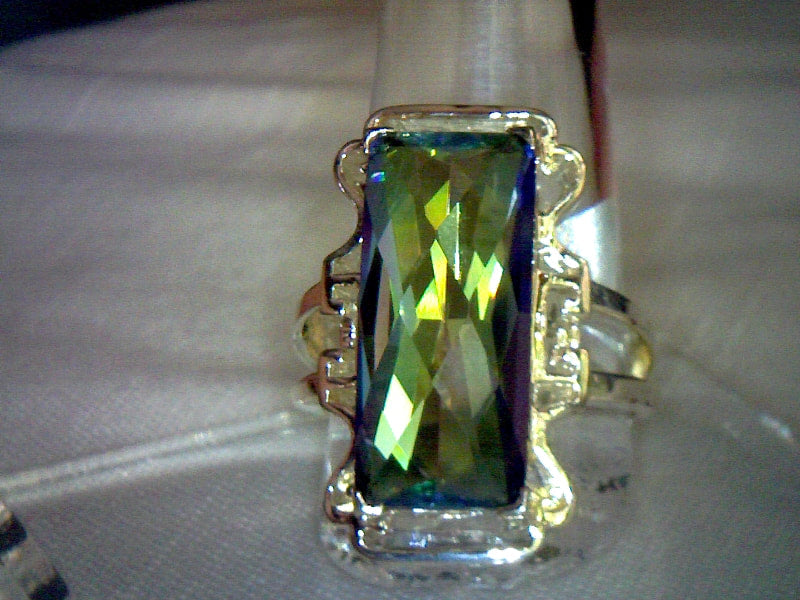52ct Natural Mystic Topaz Ring size 10
