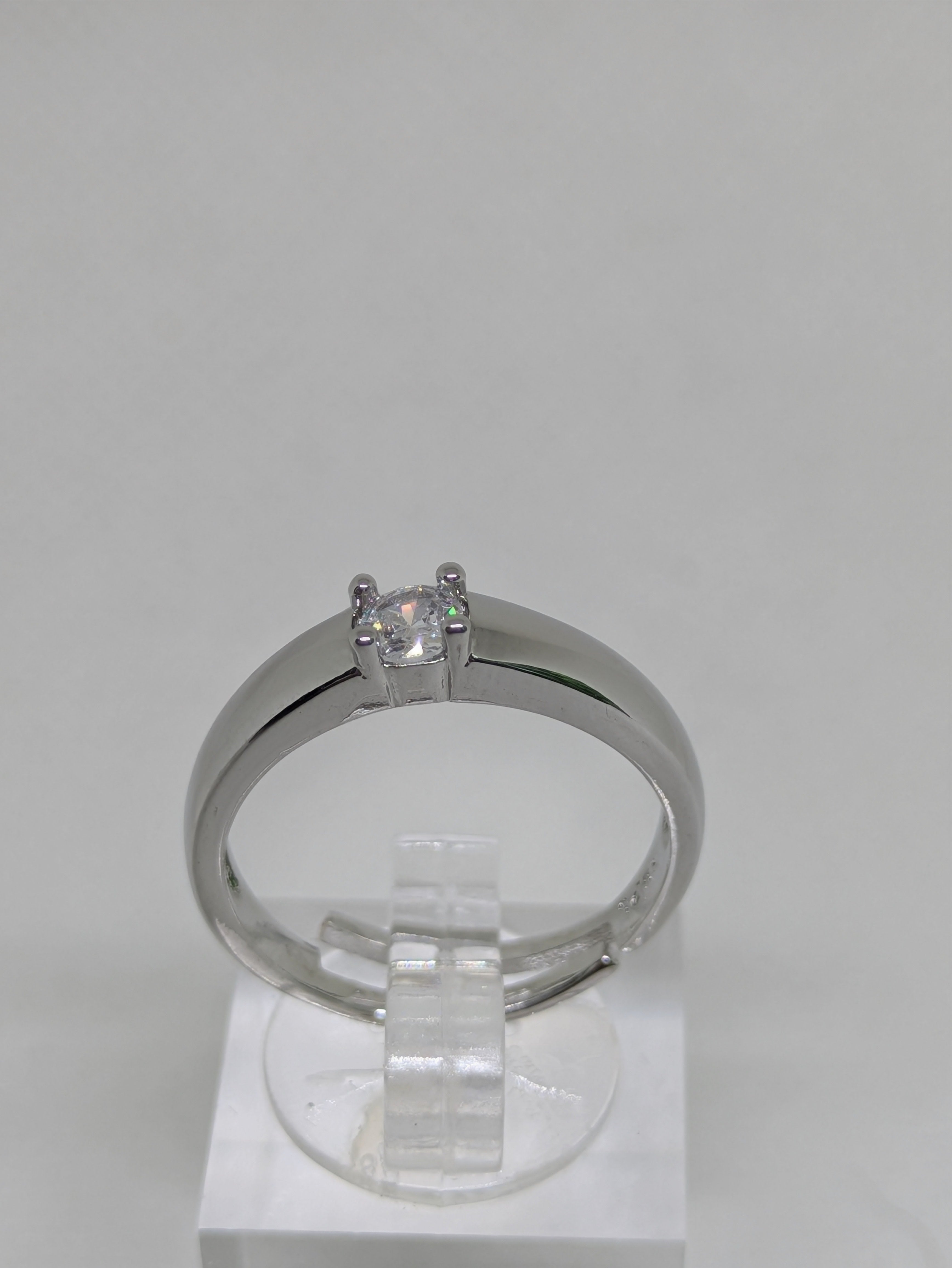 Sterling Silver Adjustable Wedding Band