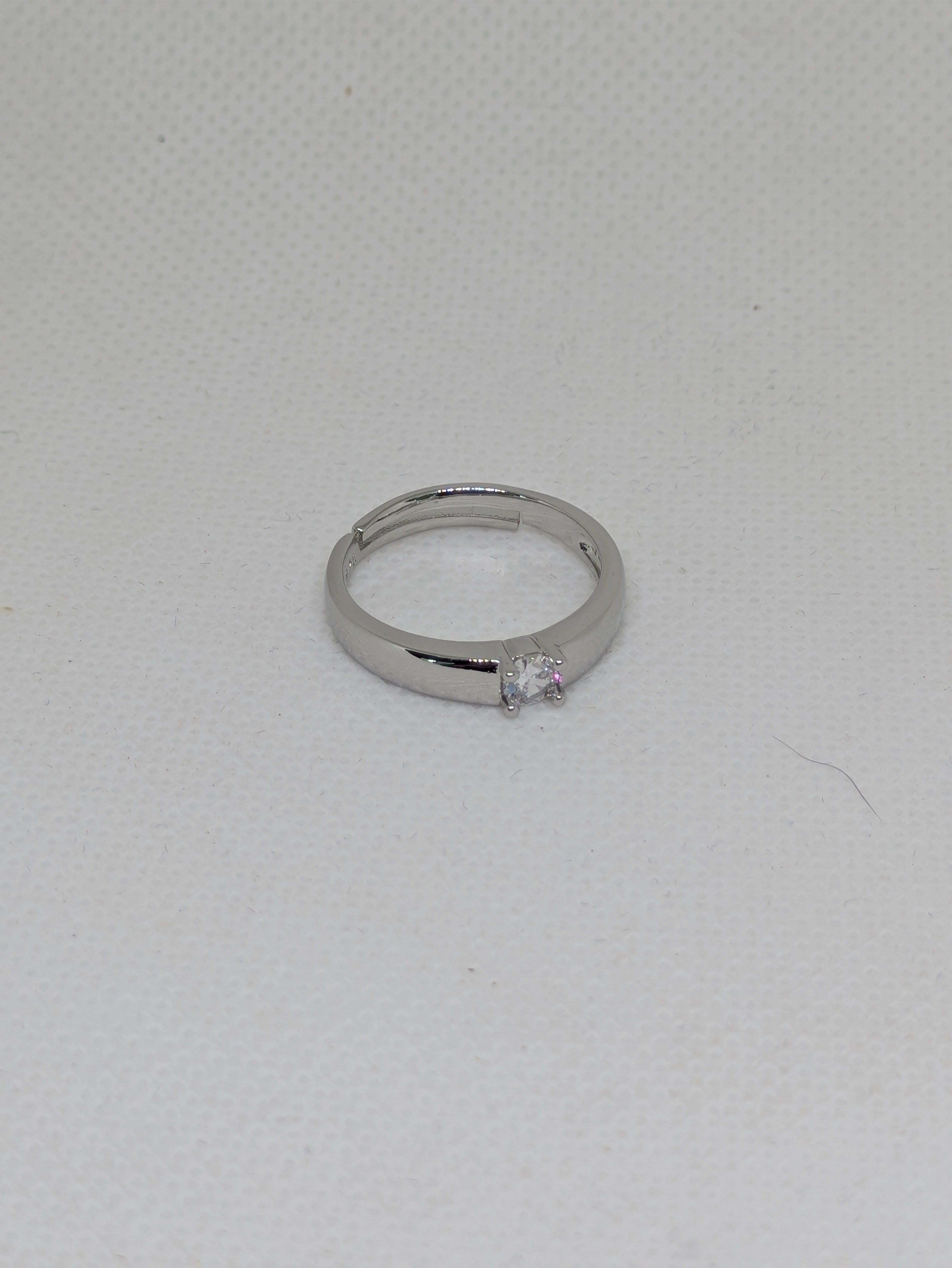 Sterling Silver Adjustable Wedding Band