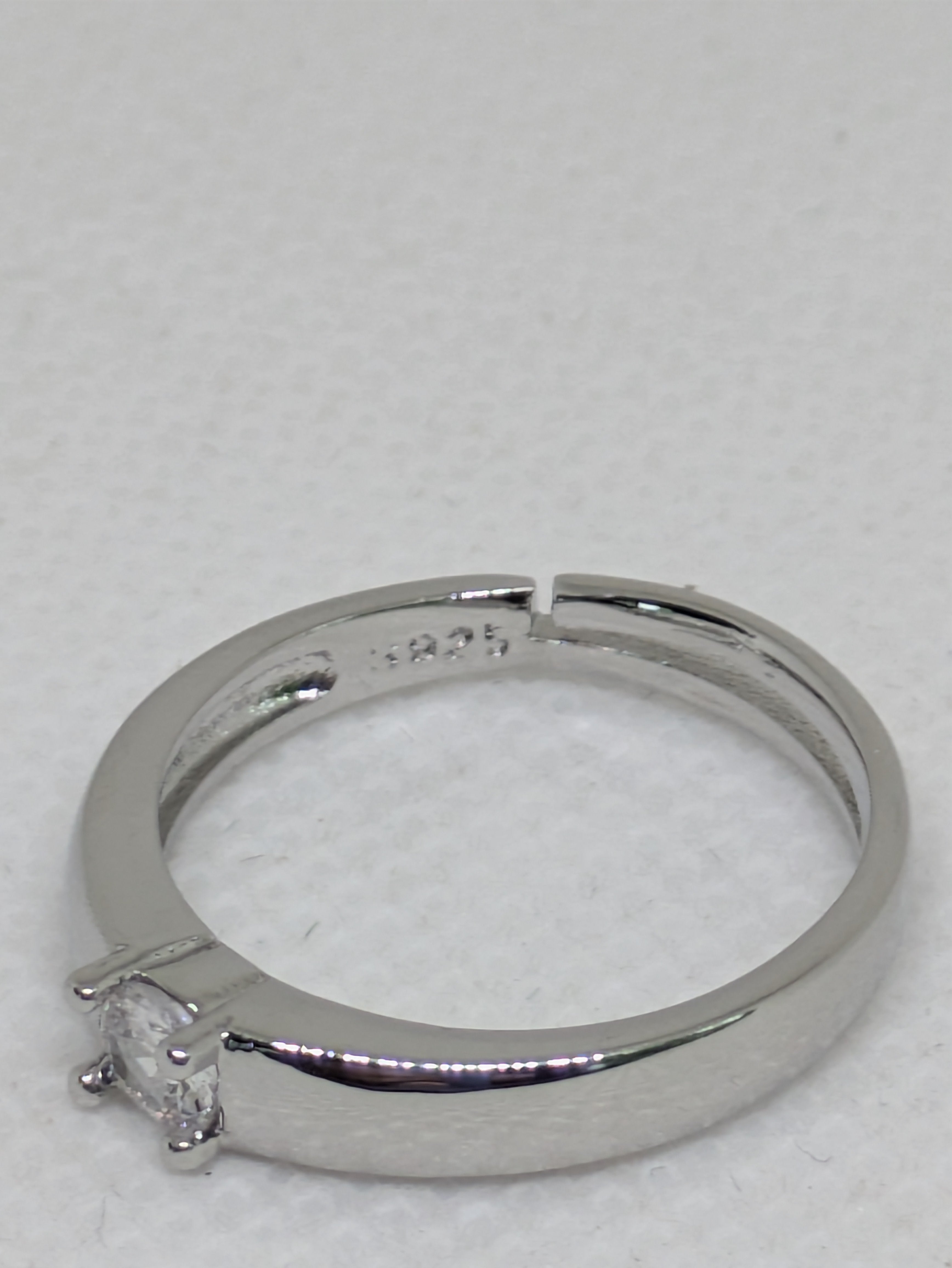 Sterling Silver Adjustable Wedding Band