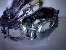 Multi Color Crystal Gecko Hinged Bracelet